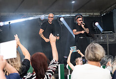 Gimininės Rūtelių kaime su grupe „Žemaitukai“ /Foto: Mantas Stankevičius