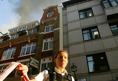 Policija aptveria įvykio vieta.