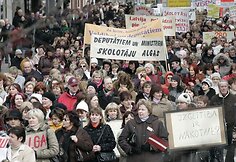 Akimirka iš protesto
