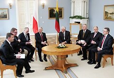 Lietuvos ir Lenkijos delegacijos