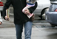 Jennifer Garner ir jos dukterį Violet Anne