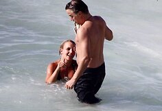 Britney Spears atostogos Karibų salose