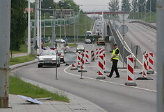 Remontuojamas Lazdynų tiltas