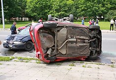 Kadrai i&scaron; įvykio vietos
