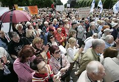 Manifestacijas &bdquo;Už Latviją! Prie&scaron; neteisingumą!&ldquo;