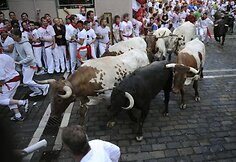 Akimirka i&scaron; San Fermino festivalio