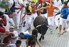 Akimirka i&scaron; San Fermino festivalio