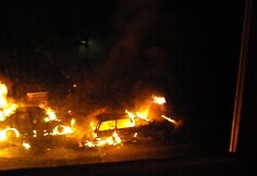 Automobilių gaisras