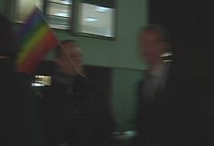 Rokas Žilinskas pabučiavo gėjų aktyvistą