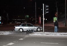 Naktinė BMW avarija