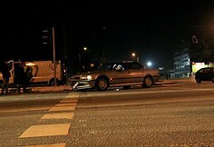 Naktinė BMW avarija