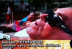 Lietuvos rinktinės vyrai baseine