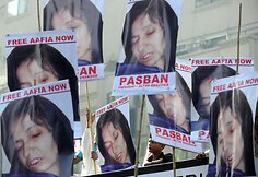 Protestai dėl nuosprendžio Aafia Siddiqui