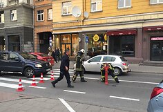 Vilniaus ugniagesiai Vokiečių gatvėje