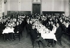 Lietuvių katalikų studentų ateitininkų klubo &bdquo;Vytautas&ldquo; pavasario &scaron;ventės vakaronė Ateitininkų rūmuose, 1937 m. gegužės 9 d.