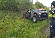 Dviejų BMW avarija netoli Kryžkalnio