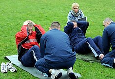 Kariuomenės vadas Arvydas Pocius išlaikė fizinio parengtumo testą.
