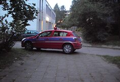 Eiliniam vairuotojui už tokį automobilio parkavimą būtų skirta bauda...