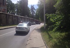Avarija ties smegduobe Rasų gatvėje