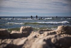 Preiloje vyksta nemokama banglenčių sporto stovykla &bdquo;Surf Camp&ldquo;