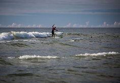 Preiloje vyksta nemokama banglenčių sporto stovykla &bdquo;Surf Camp&ldquo;
