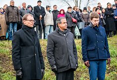 Kaune atidengtas ženklas Holokausto aukoms atminti