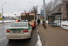 Vilniuje troleibusas sužalojo jaunuolį.