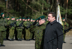 Lengvosios pėstininkų brigados „Aukštaitija“ kovinės vėliavos įteikimo ceremonija