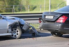 Tūkstantmečio gatvėje susidūrė keturi automobiliai
