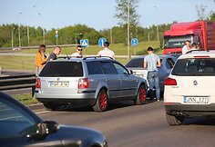 Tūkstantmečio gatvėje susidūrė keturi automobiliai