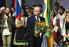 Konkurso-festivalio „Saulės žiedas“ nugalėtojų apdovanojimas