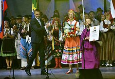 Konkurso-festivalio „Saulės žiedas“ nugalėtojų apdovanojimas