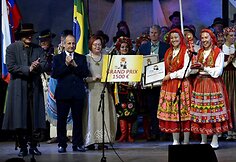 Konkurso-festivalio „Saulės žiedas“ nugalėtojų apdovanojimas