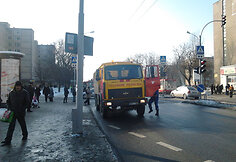 Sugedęs autobusas sustabdė troleibusus