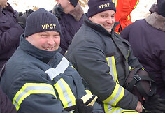 Ugniagesių vairuotojų pratybos