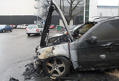 Sudegęs BMW X5