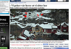 Nelaimė Norvegijos žiniasklaidoje tapo pagrindine tema