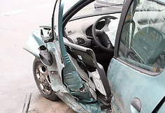Sudaužytas automobilis