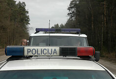 Policija įvykio vietoje