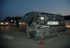 Sudaužytas VW Passat