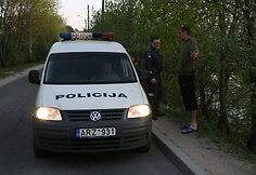 Policija įvykio vietoje