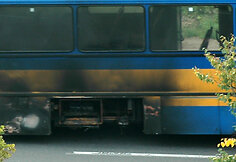 Apdegęs autobusas