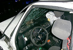 Automobilis &bdquo;VW Golf&ldquo; po avarijos