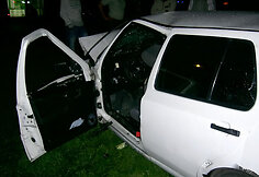 Automobilis &bdquo;VW Golf&ldquo; po avarijos