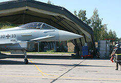 Vokietijos naikintuvai &bdquo;Eurofighter&ldquo; Aviacijos bazėje &Scaron;iauliuose
