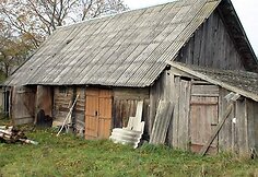 Daržinė, kurioje gyveno įtariamasis
