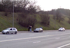 „Škoda“ ir „Mitsubishi“ susidūrimas