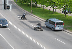 Nuo policijos sprunkantys keturračiai