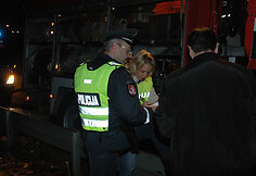 Policija įvykio vietoje