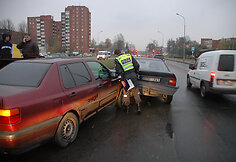 Susidūrę automobiliai